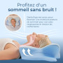 Derila Ergo Oreiller Ergonomique Cervical Mémoire de Forme, Technologie Rafraîchissante, Support Optimal pour Dormeurs de Côté, 