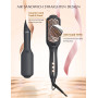 LANDOT Brosse Lissante Chauffante Ionique: Brosse Chauffante Lissante Electrique Professionnelle Peigne Lisseur Ceramique Ioniqu