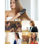 LANDOT Brosse Lissante Chauffante Ionique: Brosse Chauffante Lissante Electrique Professionnelle Peigne Lisseur Ceramique Ioniqu