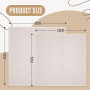 6 Pièces Étamine Alimentaire Filtrant Tissu en Coton Non Blanchi Mousseline, 4 Pièces (50x50cm) + 2 Pièces (60x60cm), Lavable Ré