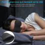 Masque de Nuit Innovant 2025 pour Hommes et Femmes, Conception Masque de Sommeil qui Bloque la Lumière pour Dormir, les Siestes,