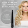 Corioliss | Glamour Wand Digital| Fer à Friser pour femmes | Curling long et court cheveux | Baguette conique céramique professi