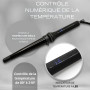 Corioliss | Glamour Wand Digital| Fer à Friser pour femmes | Curling long et court cheveux | Baguette conique céramique professi