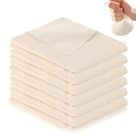yuejuhe 6 Pièces Étamine Alimentaire Chiffon à Fromage 60x60cm, Réutilisable Cheesecloth, Tissu Mousseline Filtre Toile en Coton