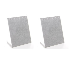 Acrylic Lot de 2 présentoirs pour colliers,Support de Collier,affichage pour colliers,affichage de bijoux en forme de L,élégant 