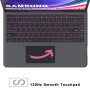 VANKEYPAD Étui Clavier pour Samsung Galaxy Tab S10 Ultra/S9 Ultra/S8 Ultra 14.6" - 7 Couleurs Rétroéclairées Tablette Coque sans
