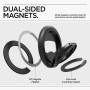 Spigen O-Mag Anneau Téléphone Magnétique pour MagSafe [Décapsuleur & Support Réglable] Compatible avec Accessoire MagSafe, iPhon