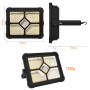 200W Projecteur LED Rechargeable 20000LM, Lumière de Travail Lanterne Portable avec Panneau Solaire, 20600mAh USB Lampe Recharge