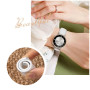 Bracelet pour Huawei Watch GT5/GT4 41mm Cuir Bracelets de Remplacement, 18mm Bracelet Montre Connectée pour Femme Homme