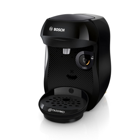 Bosch Machine à café multi-boissons Tassimo Happy friendly, TAS102EA, plus de 70 boissons chaudes, OneTouch, cafétière à dosette