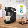 Bosch Machine à café multi-boissons Tassimo Happy friendly, TAS102EA, plus de 70 boissons chaudes, OneTouch, cafétière à dosette