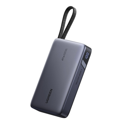 UGREEN Nexode 67W Batterie Externe 20000mAh Câble USB C Intégré Power Bank Portable Charge Rapide 2 Ports PD 3.0 Écran LED Compa