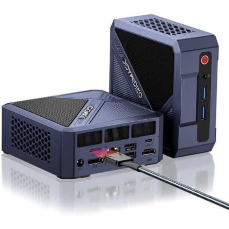 ORIGIMAGIC Oculink A1 Mini Gaming PC, avec Ryzen 7 7840HS (8C/16T, jusqu'à 5,1GHz)Mini PC, Radeon 780M, 32Go DDR5 1To PCIe 4.0 2
