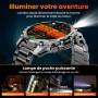Montre Connectée Homme 1,52"HD Écran Smartwatch, 500 mAh Batterie et 120+ Modes Sportifs, Montre Connectée Militaire avec Fréque