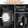 Suphart Compatible avec Coque Apple Watch Ultra 3/2/1 49mm, Métallique Robuste avec Coque Arrière Protection Écran Intégrée pour