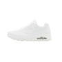 Skechers Uno Stand On Air Baskets Homme, White Durabuck Mesh, 42 EU