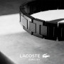 Lacoste Bracelet à maillons Collection METROPOLE Embelli avec motif petit piqué - Disponible pour homme et femme