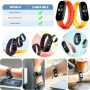BANGTING 20 Couleurs Bracelets Compatible avec Xiaomi Mi Band 7 / 6 / 5 / Amazfit Band 5, Bracelet de Remplacement