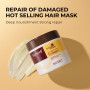 Karseell Collagen Masque Cheveux et Huile Cheveux, Maca Essence Set de Réparation pour Cheveux Secs et AbiméS Tous Types de Chev