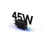 Samsung Chargeur USB C, Adaptateur Secteur 45W Ultra Rapide, Adaptateur USB C vers USB, Charge Rapide, Noir