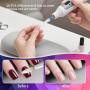 Set de 26 Embouts Ponceuse Ongles avec 8 Embout Ponceuse Ongles Céramique - Idéal pour les Professionnels et les Débuteurs, Usag
