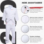 Starpro Judo Kimono Gi 250 grammes - Mélange de Coton de qualité supérieure - Blanc - Judogi pour l'entraînement et la compétiti