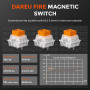 DAREU EK60 HE Clavier Magnétiques Gaming, Précision RT de 0,01 mm Rapid Trigger, 60% QWERTY Clavier Gamer Filaire 8000Hz Polling