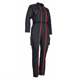 LMA Combinaison Double Fermeture Bicolore pour Femme