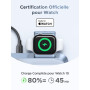 UGREEN MagFlow 3 en 1 Qi2 25W Chargeur Induction iPhone MFi Certifié Compatible avec MagSafe iPhone 16 15 14 13 12 Plus Pro Max 