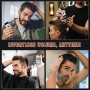 Lot de 3 poudres de coiffage pour homme - Aspect naturel - Texture mate - Tenue longue durée - Facile à appliquer - Non grasse