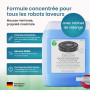 PURIVITA® Produit Robot Laveur Sol [5000ML] - Détergent Robot Laveur - Produit Nettoyant Aspirateur Laveur - Concentré de Déterg
