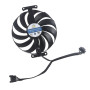 Bxcqzs Ventilateurs de Refroidissement 7Pin 95MM pour pour ASUS ROG Strix RTX 3060 3070 3080 Ti 3090 Carte Graphique GPU Refroid