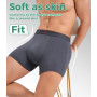 GLESTORE Boxer Hommes Caleçon Shorty sous Vetement Calecon Pantalons Homme Modal Boxer