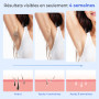 21J Épilateur Lumière Pulsée, IPL Épilateur Laser avec Fonction de Refroidissement, Salon à la Maison,9 Niveaux Laser Epilation 