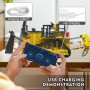 Mould King Technik 15071 Bulldozer, Blocs de Construction Camion Télécommandé avec Moteurs, Kits de Construction, Jouets Cadeaux