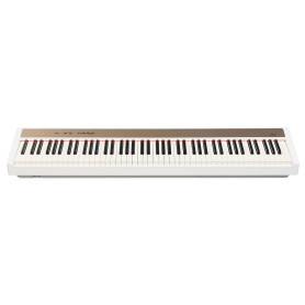 Woodbrass XP2 Piano Numérique Portable Bluetooth Blanc - Clavier toucher lourd réaliste 88 touches - 189 polyphonies, 12 sonorit