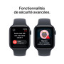 Apple Watch SE 3 [GPS 44 mm] Montre connectée avec boîtier Minuit et Bracelet Sport Minuit. Moniteur activité/Sommeil/fréquence 