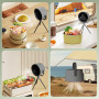 Hotte d'échappement portable, hotte aspirante avec filtre remplaçable, hotte d'échappement de bureau avec ventilateur d'échappem