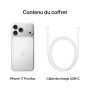 Apple iPhone 17 Pro Max 512 Go : Écran 6,9 Pouces, Puce A19 Pro, Autonomie Record sur iPhone, Système caméra Pro Fusion, Caméra 