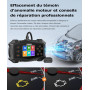 OBD2 Valise Diagnostic Auto Voiture: OBD Diagnostique Auto Multimarque Français avec Lecture en Temps Réel des Données - Lecteur