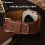 Wristitani Compatible avec Apple Watch Bracelet Cuir 44mm 45mm 46mm 42mm 49mm 40mm 41mm 38mm, Smartwatch Bracelets de Remplaceme