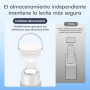 Refroidisseur de lait maternel pour le travail et les voyages, refroidissement à 360° pour garder le lait frais pendant 24 heure