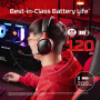 HyperX Cloud III S - Casque de Jeu sans Fil multiplateforme 2,4 GHz Bluetooth - Autonomie jusqu'à 120 Heures - 2,4 GHz - Pilote 