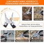 NexTool W4 Multitool Clé à cliquet réglable,11-en-1 Outil EDC pliable avec pinces,couteau,scies,tournevis,Multitool pour Camping
