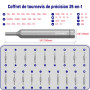HYCHIKA 39 en 1 Set de Tournevis de Précision Mécanique idéal pour le réparation d’électronique, lunettes, montres, jouets, proj