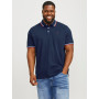 JACK & JONES Jjepaulos Polo Ss Noos Pls Homme Polo, Marine, 6XL Grande taille