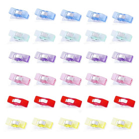 100 Pcs Pince pour Couler Clip,Clips de Couture, Pinces à Coudre, Pince Clip Multifonctionnelles, Pinces de Bricolage pour la Co