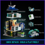 Lumibricks Cyberpunk Kit de construction flottant
