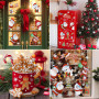 Kesote Stickers Noël Fenêtre, 9 Feuilles Autocollant Noel Fenetre, Decoration Noel Fenêtre, Deco Vitre Noël, 168 Pcs Stickers en