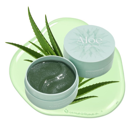 Patchs Anti-Cernes Aloe Vera et Collagène Marin,30 Paires de Patchs, 60 Total, Hydratants Contour des Yeux pour Réduire les Cern